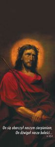 Baner na Wielki Post "On się obarczył.." 75x200 cm