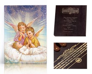 Ikona religijna Anioł Stróż  dla dzieci