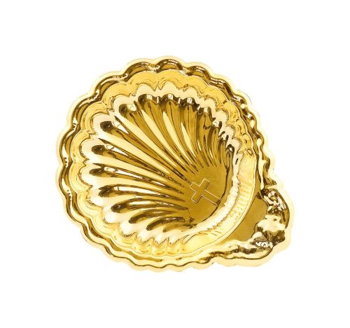 Naczynie na wodę święconą plastik kolor złoty