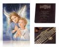 Ikona religijna Anioł Stróż dla dziecka (pamiątka Chrztu Świętego, Komunii) - dedykacja / własny tekst