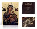 Ikona religijna Matka Boża Nieustającej Pomocy  - dedykacja / własny tekst