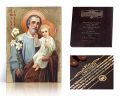 Ikona religijna Święty Józef - dedykacja / własny tekst