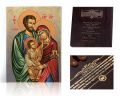 Ikona religijna Święta Rodzina - dedykacja / własny tekst