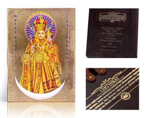 Ikona religijna Matka Boża z Vailankanni (Indie)