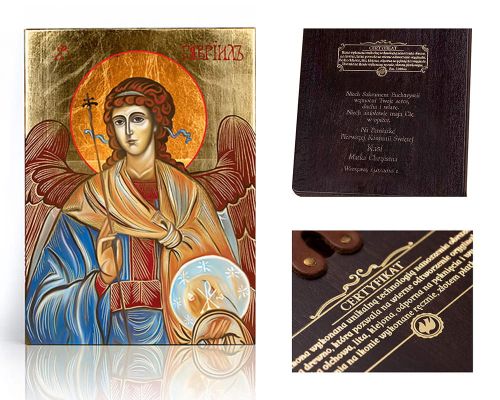 Ikona Archanioł Gabriel - dedykacja / własny tekst