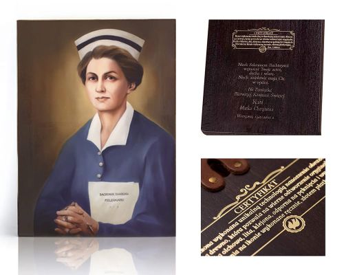 Ikona religijna Błogosławiona Hanna Chrzanowska - dedykacja / własny tekst