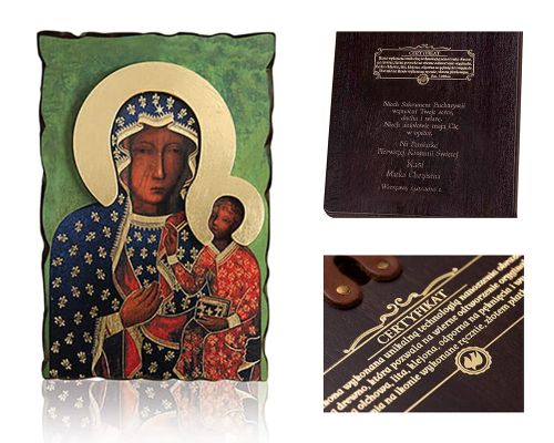 Obraz z Matką Boską Częstochowską Wędrującą