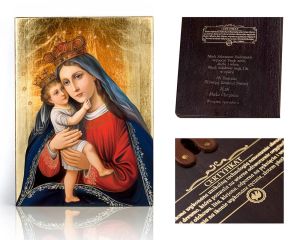Ikona religijna Matka Boża z Dzieciątkiem Jezus