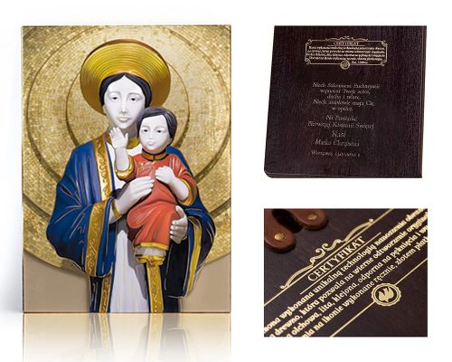 Ikona religijna Matka Boża z La Vang (Wietnam) - dedykacja / własny tekst