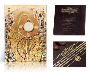 Ikona religijna Matka Boża z Oziornoje Królowa Pokoju (Kazachstan)