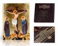 Ikona religijna Ukrzyżowanie Jezusa Chrystusa - dedykacja / własny tekst