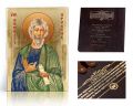 Ikona religijna Święty Andrzej Apostoł - dedykacja / własny tekst