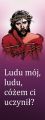Baner na Wielki Post "Ludu mój, ludu, cóżem.." 75x200cm