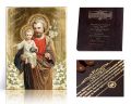 Ikona religijna Święty Józef z Dzieciątkiem Jezus - dedykacja / własny tekst