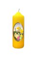 Świeca wielkanocna Alleluja - żółta