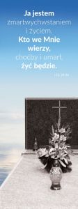 Baner religijny na Wszystkich Świętych 75x200 cm