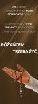 Baner religijny na Różaniec 75x200 cm