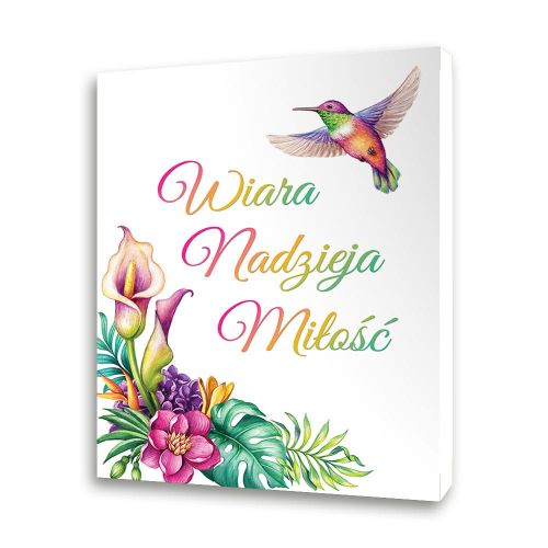 Obraz na płótnie - Wiara, nadzieja, miłość