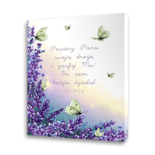 Obraz na płótnie - Powierz Panu swoją drogę..