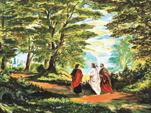 Plakat Religijny Droga do Emaus