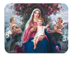 Magnesy religijne Matka Boża z Dzieciątkiem  - 10 sztuk