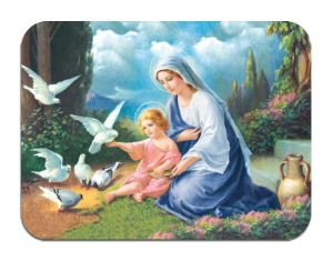 Magnesy religijne Matka Boża z Dzieciątkiem  - 10 sztuk