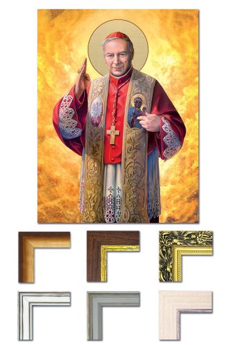 Obraz Błogosławiony Kardynał Stefan Wyszyński - dostępne ramy