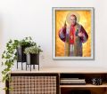 Obraz Błogosławiony Kardynał Stefan Wyszyński - rama biała vintage