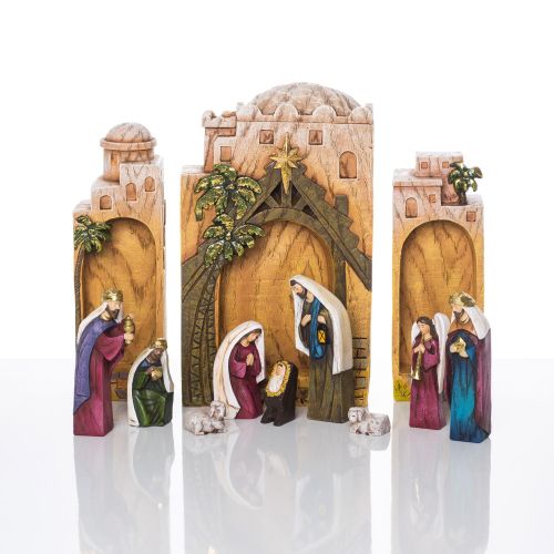 Szopka bożonarodzeniowa - 17 cm - Decorato