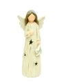Anioł gwiazda figurka led 24 cm