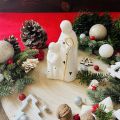 Nowoczesna figurka LED Świętej Rodziny