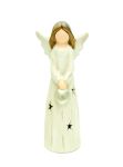 Anioł serce figurka led 24 cm