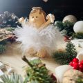 Figurka Aniołka z futerkiem