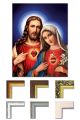 Obraz Serce Jezusa i Serce Maryi - dostępne ramy