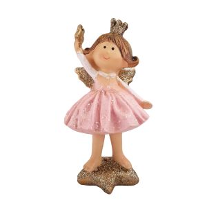 Figurka Aniołka gwiazda brokat