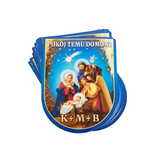 Naklejka Pokój Temu Domowi K+M+B