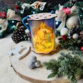 LAMPION na roraty - lampion adwentowy - LED