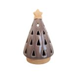 Choinka porcelanowa led szara