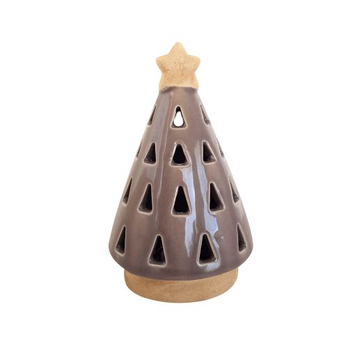 Choinka porcelanowa led szara