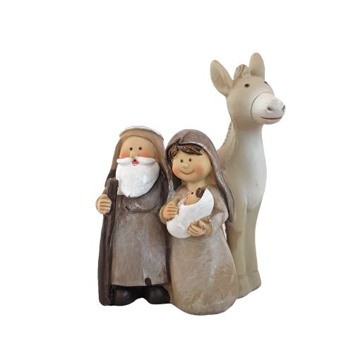 Figurka Świętej Rodziny z osiołkiem