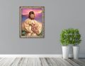 Obraz religijny na płótnie Jezus Dobry Pasterz - ornament