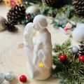 Figurka Święta Rodzina Led 13cm