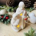 Figurka Święta Rodzina Led 13cm