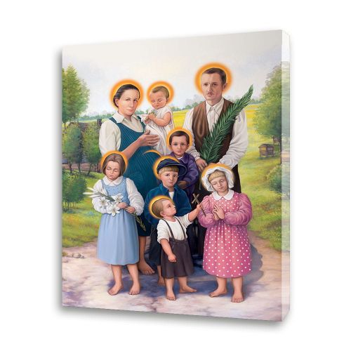 Obraz na płótnie Błogosławiona Rodzina Ulmów