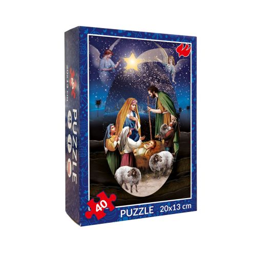 Puzzle na Boże Narodzenie - Święta Rodzina