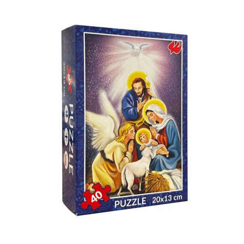 Puzzle na Boże Narodzenie - Święta Rodzina