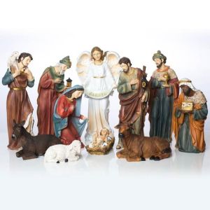 Szopka bożonarodzeniowa do kościoła - figury 40 cm