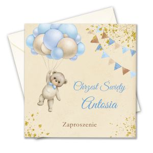 Zaproszenie na Chrzest, personalizowane