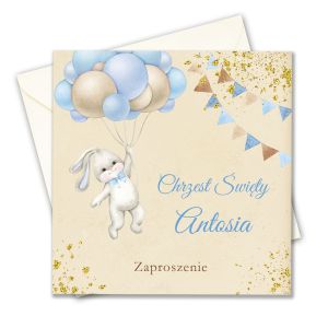 Zaproszenie na Chrzest, personalizowane