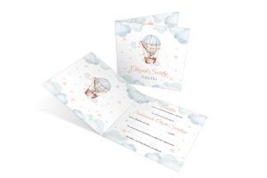 Zaproszenie na Chrzest, personalizowane